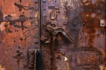 Rusty Refrigerator Car Door