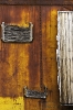 Rusty Orange Refrigerator Car